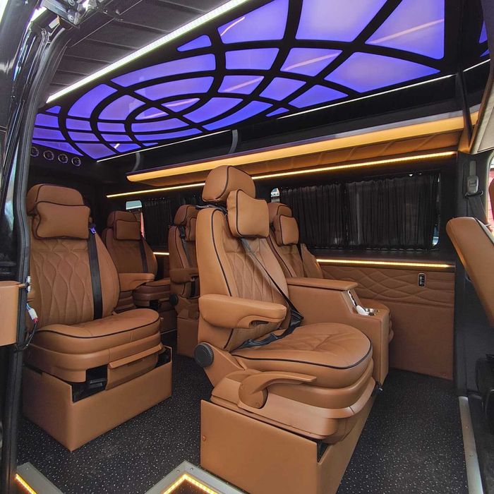 Переобладнання бусів ПІД КЛЮЧ (Vito, Sprinter, Crafter) Перетяжка, Обшивка, Тюнінг салона