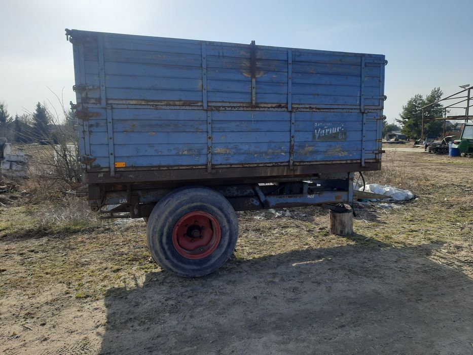 Przyczepa rolnicza wywrotka Tim 4,5 t.- 6 t. wysokiego  podno