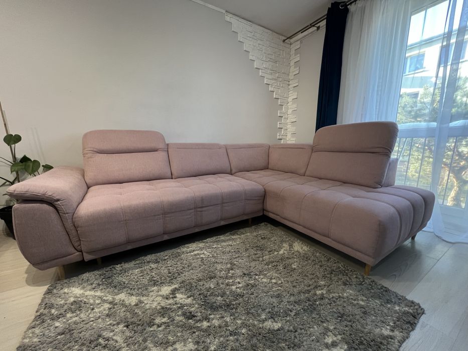 Kanapa narożna wysuwana elektrycznie