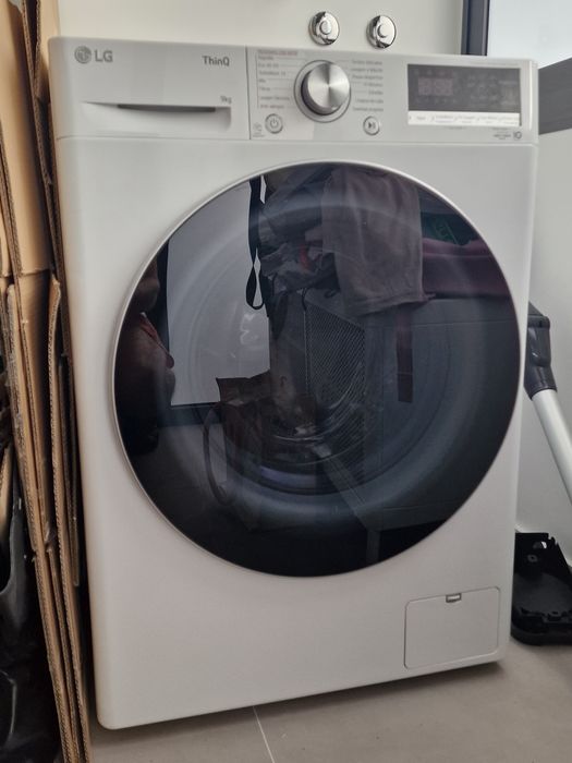 Máquina Lavar Roupa LG 9KG, IA, Classe A, Turbo Wash, Garantia