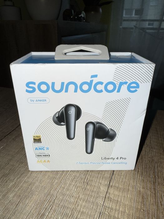Anker Soundcore Liberty 4 Pro czarne nowe