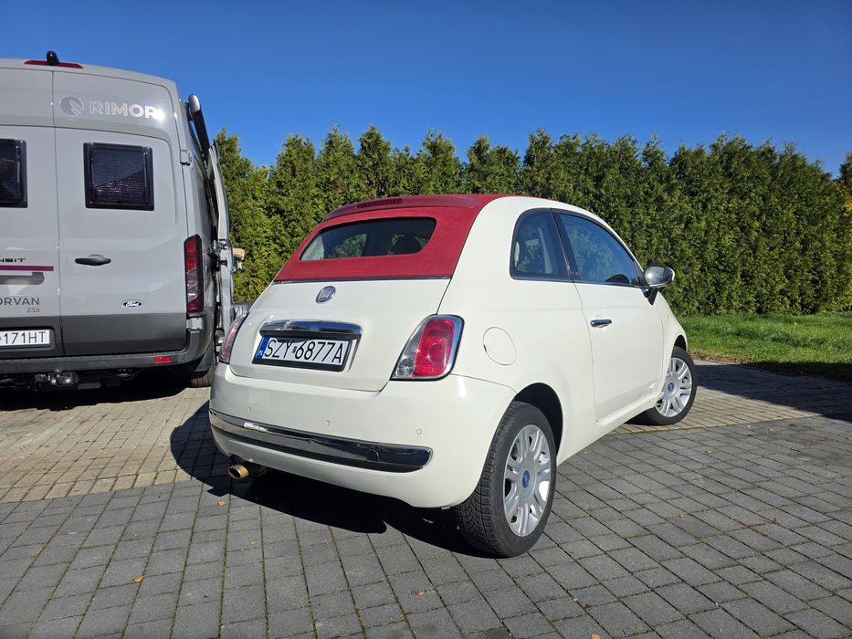 Fiat 500C 1,4 100KM, niski przebieg, bez wkładu