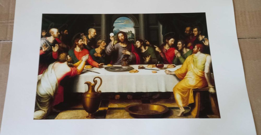 Gravuras religiosas de quadros antigos