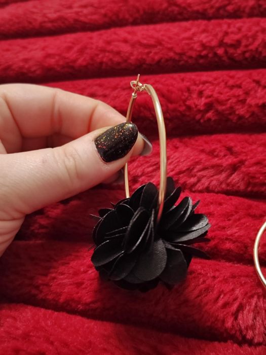 Kolczyki koła w kolorze złotym