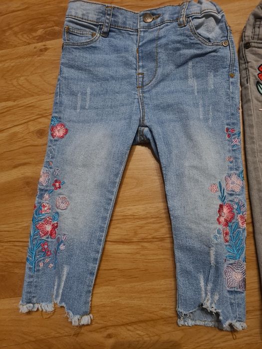 Spodnie jeans 86