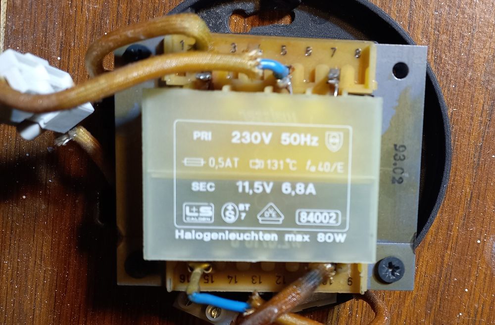 Transformator 12V 80W