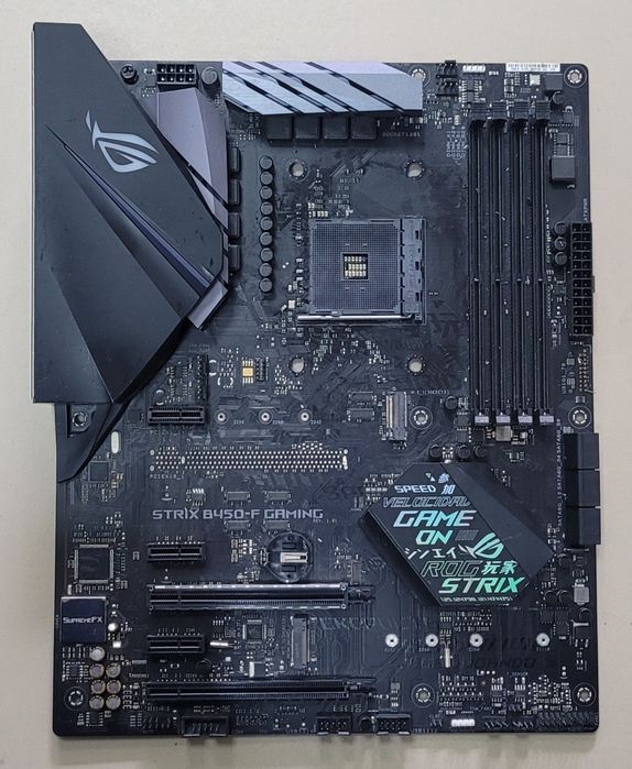 Материнська плата Asus rog strix b450-f gaing для сокета ам4: 2 900 грн ...
