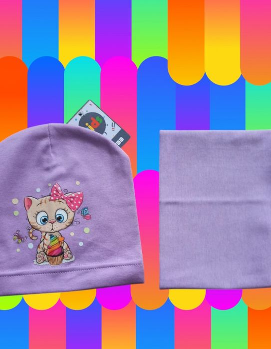 Шапка для дівчат. Шапка до куртка