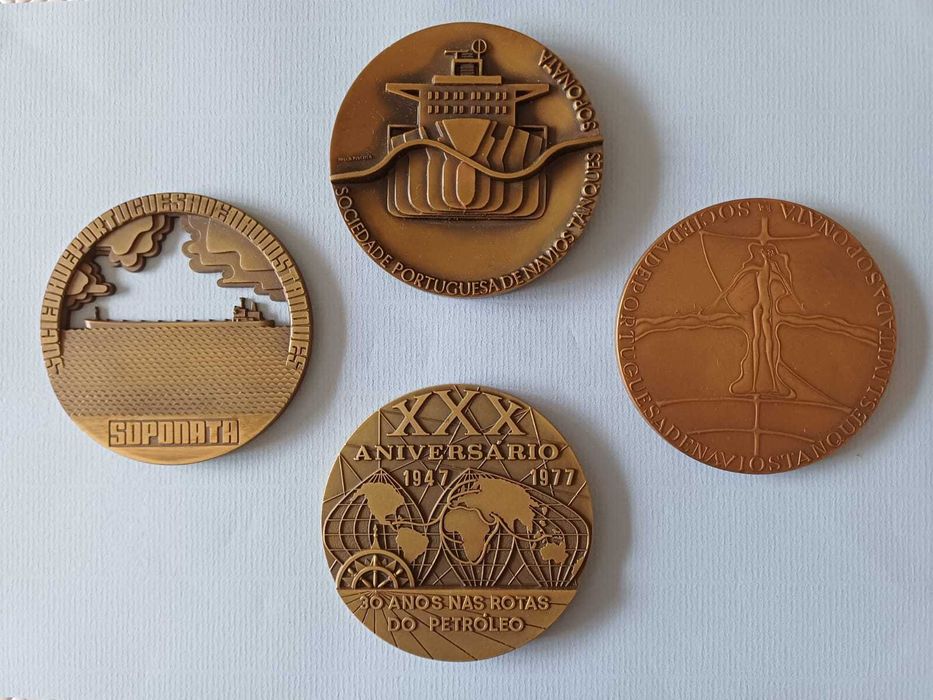Medalhas 'Sociedade Portuguesa de Navios Tanques, LDA'