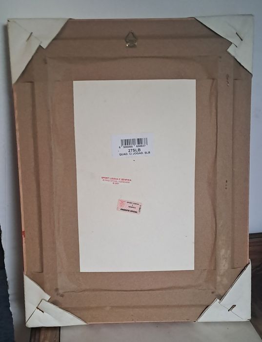 Quadro Benfica com jogador em porcelana