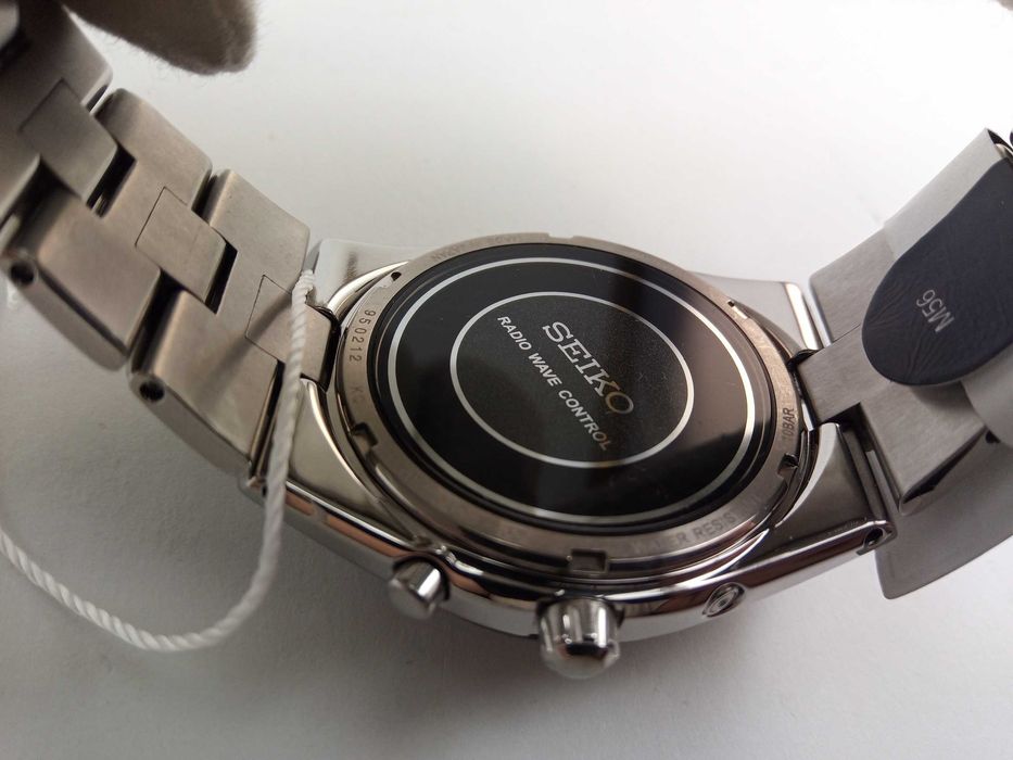 Мужские часы Seiko Solar SBTM083 титан радиоконтроль сапфир Japan made