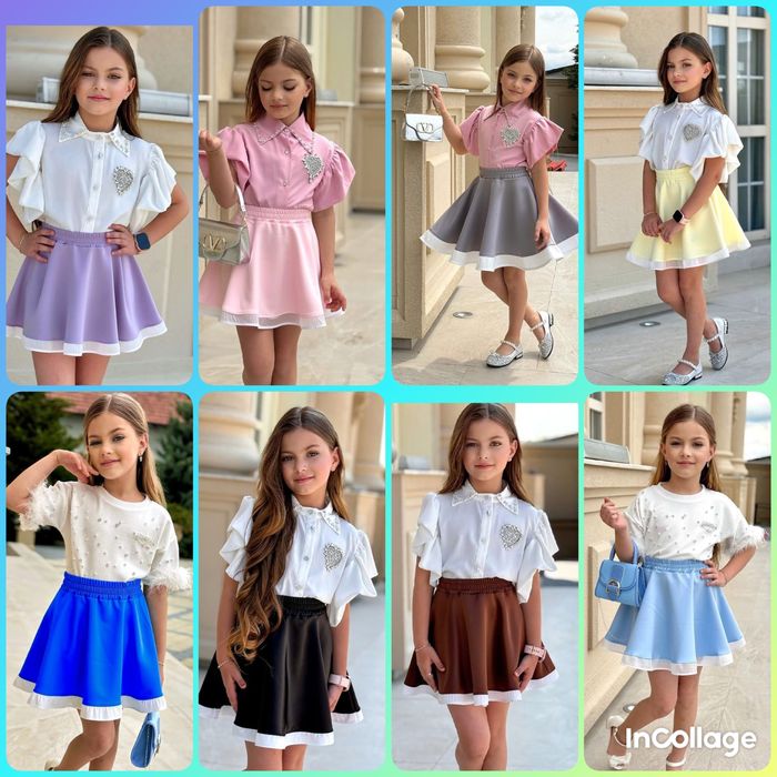 спідниця-сонце для дівчинки