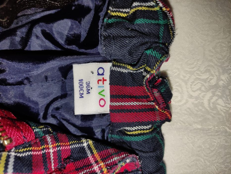 Calção menino aos quadros