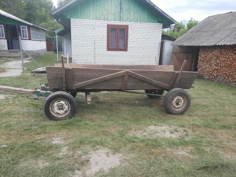 Продається віз для коней з упряжю в хорошому стані. Можна до міні трактора