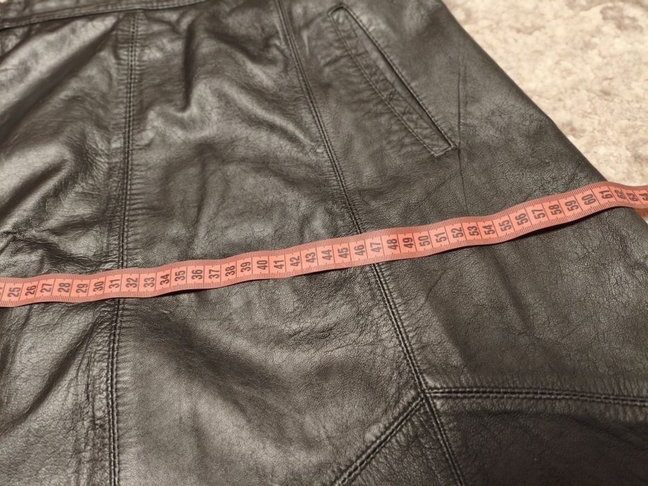 Юбка кожаная, длинная