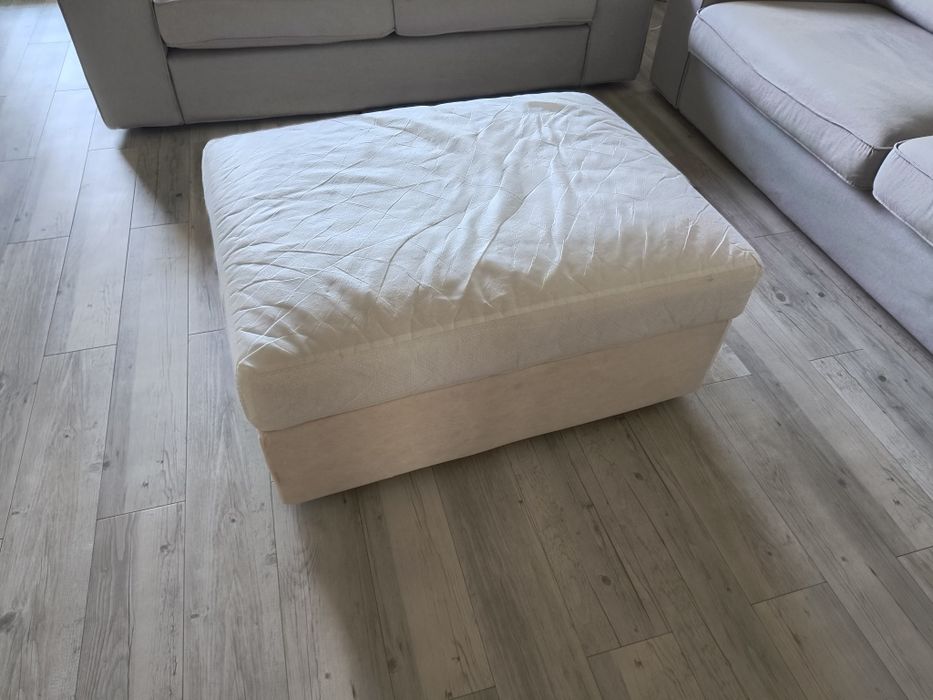 Podnóżek IKEA Kivik beżowy/ szary