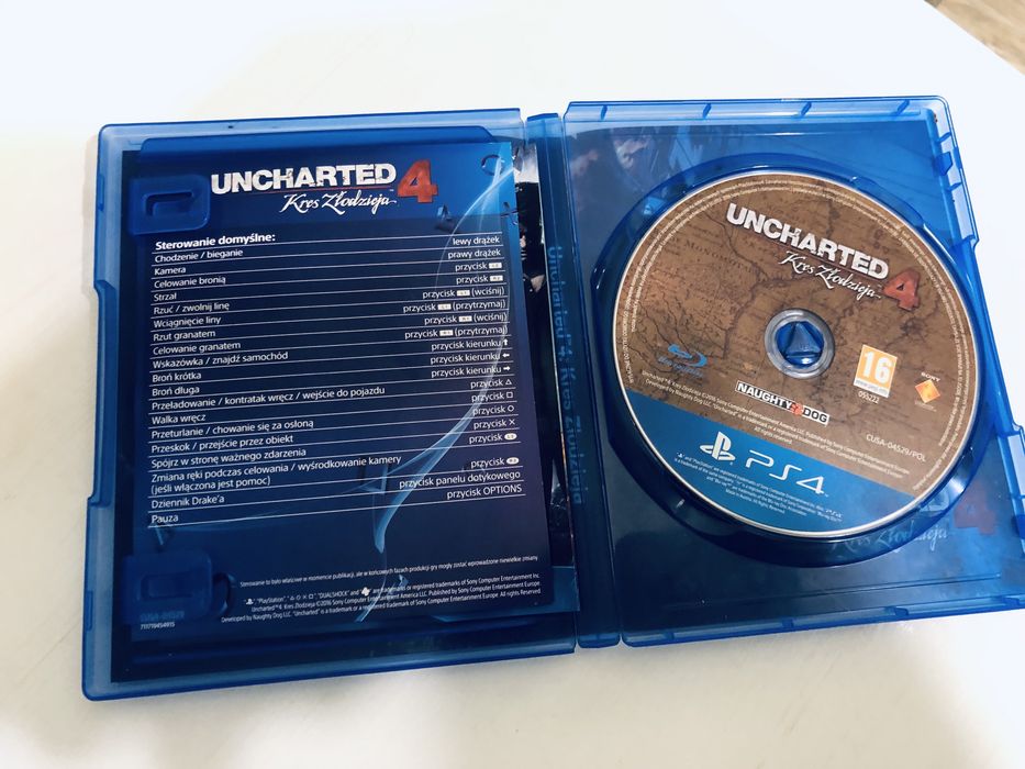 Uncharted 4 pl dubbing gra na ps4 kres zlodzieja gry playstation ps5