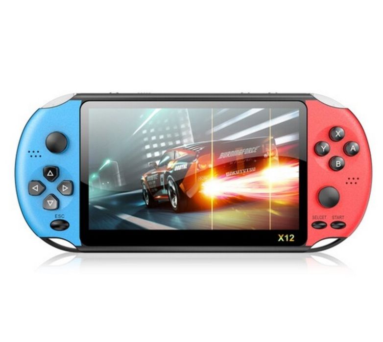 Consola videojogos X12 ecrã grande 5.1" incluí 300 Jogos