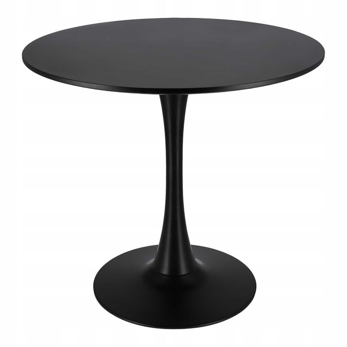 STÓŁ okrągły metalowa noga czarny MEBLE duży wybór DaMaOutlet.pl