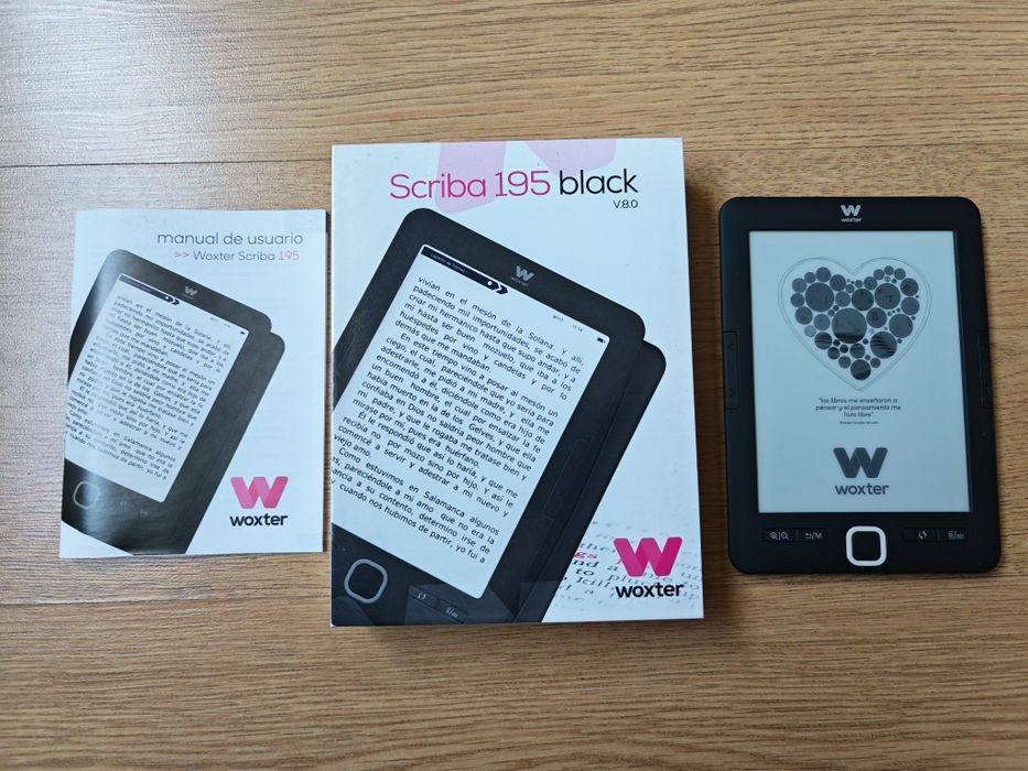 Woxter Scriba 195 Black E-Book Reader455719736207616000