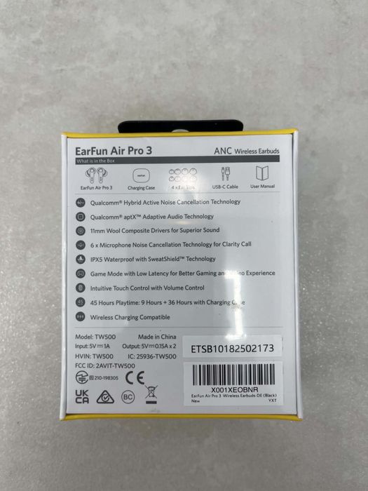бездротові навушники EarFun Air Pro 3