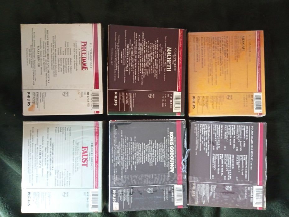 6 Coletâneas 3xCD  Musica Clássica - Selo Philips