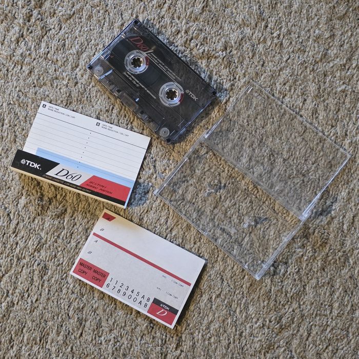 Cassete Áudio TDK D60 (2 unidades)