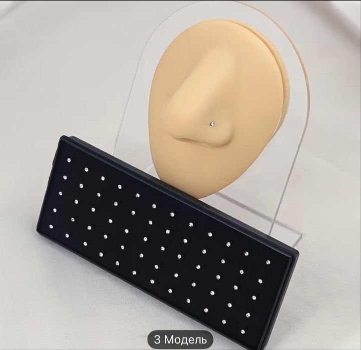 Пирсинг в нос много штук