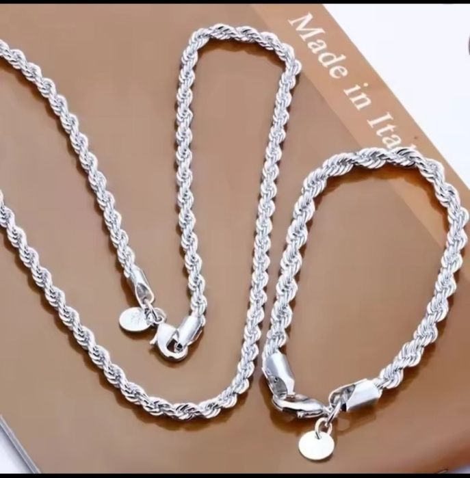 Срібний ланцюжок на шию цепочка