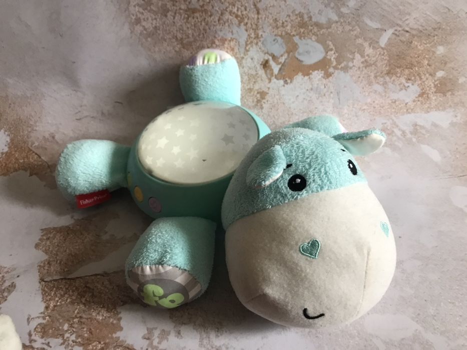 Музичний нічник-проектор Fisher-price бегемотик