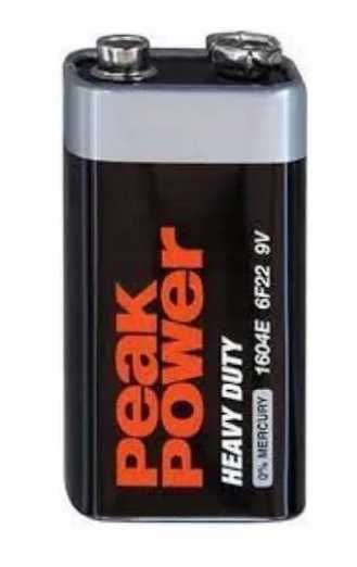 Bateria 9v Peak Power ttst1565