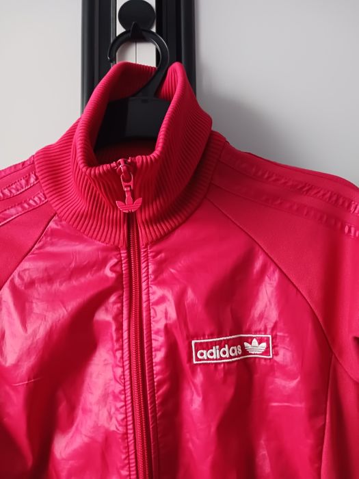 Czerwona bluza adidas rozm. S/M