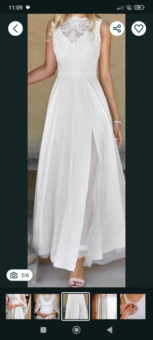 Suknia ślubna bardzo efektowna i wygodna