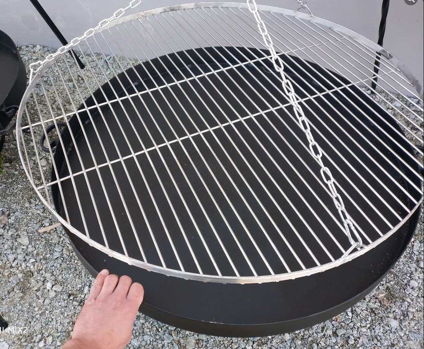 SOLIDNY trójnóg Grill elementy do budowy grilla ruszt palenisko