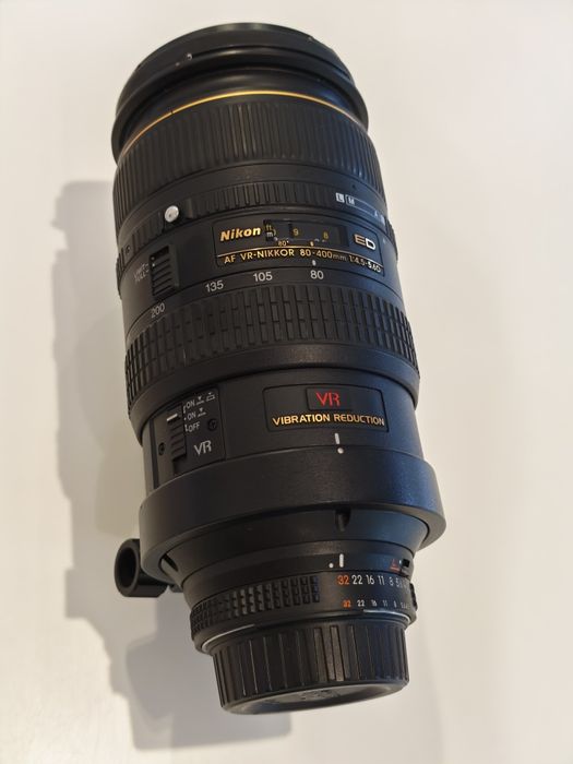 Objetiva Nikon 80-400 impecável