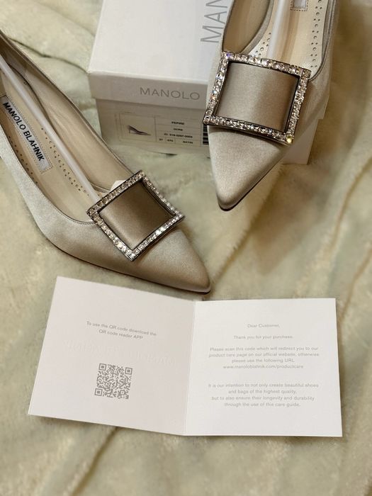 Оригінал нові туфлі Manolo Blahnik (Pepire)