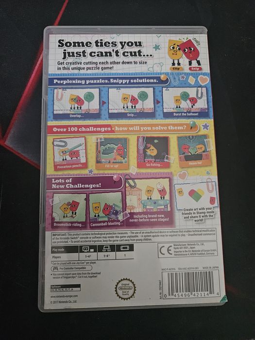 Nintendo Switch Snipperclips Plus