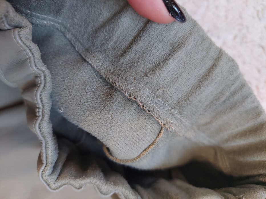 Шкіряни штани для дівчинки. Розмір 116