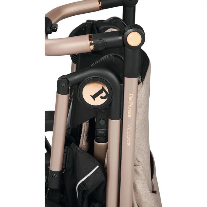 Коляска 2в1 Peg-Perego Veloce Mon Amour Рожеве золото