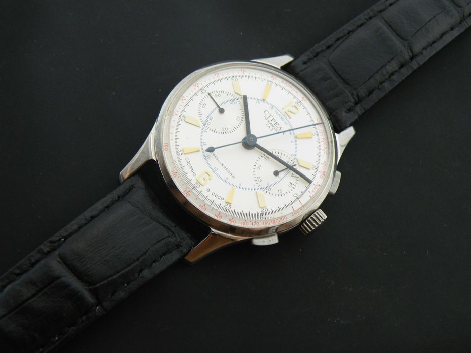 Striela Poljot Chronograph 3017 w Stali Idealny