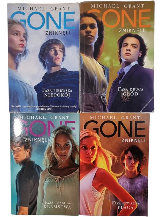 Gone - Zniknęli 1-4 / Kłamstwa Plaga / Michael Grant zestaw książek
