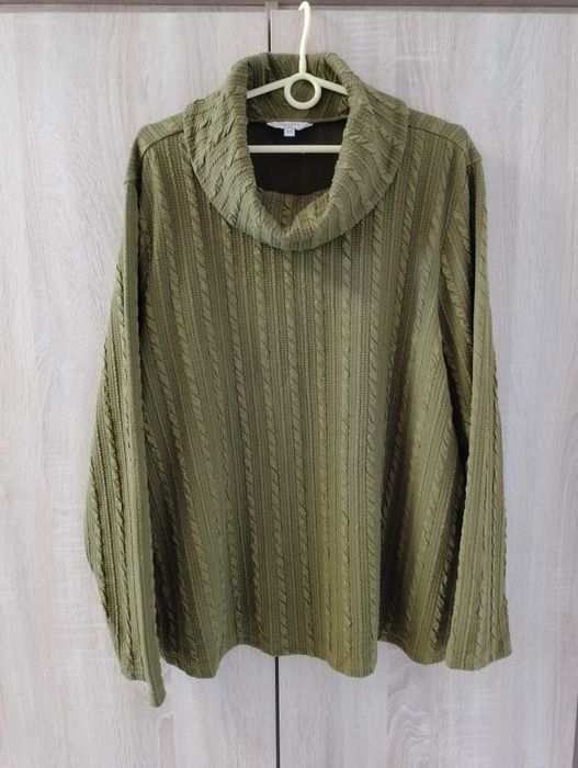 Nowy sweter golf damski 50/52