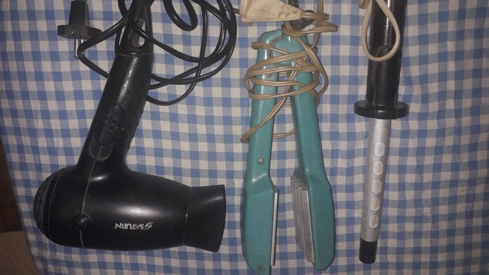 Комплект плойки (гофре, круглая), ,фен.