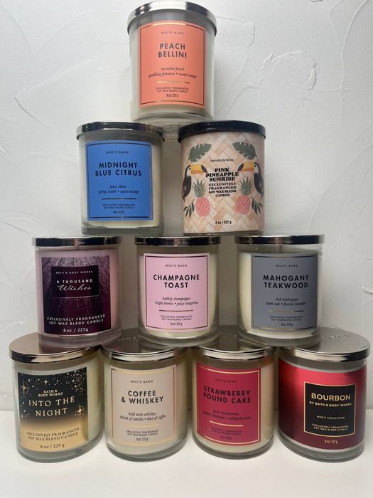 Свечи bath& body