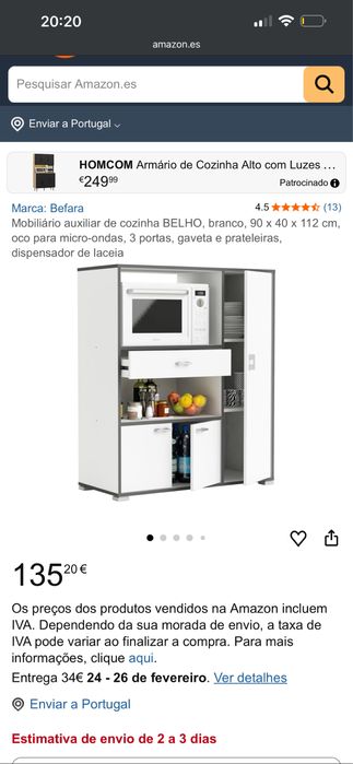 Movel de apoio cozinha