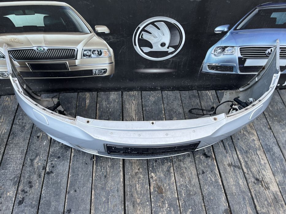 Бампер передній шкода октавія а5 9156 skoda octavia a5 рестайлінг