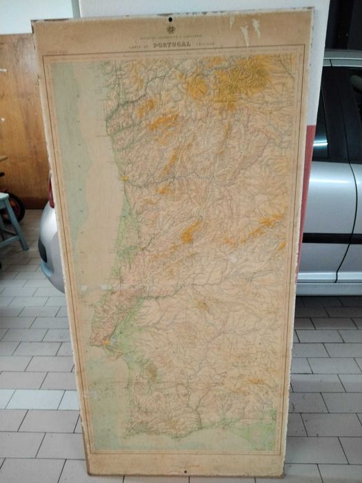 Mapa de Portugal - 1974