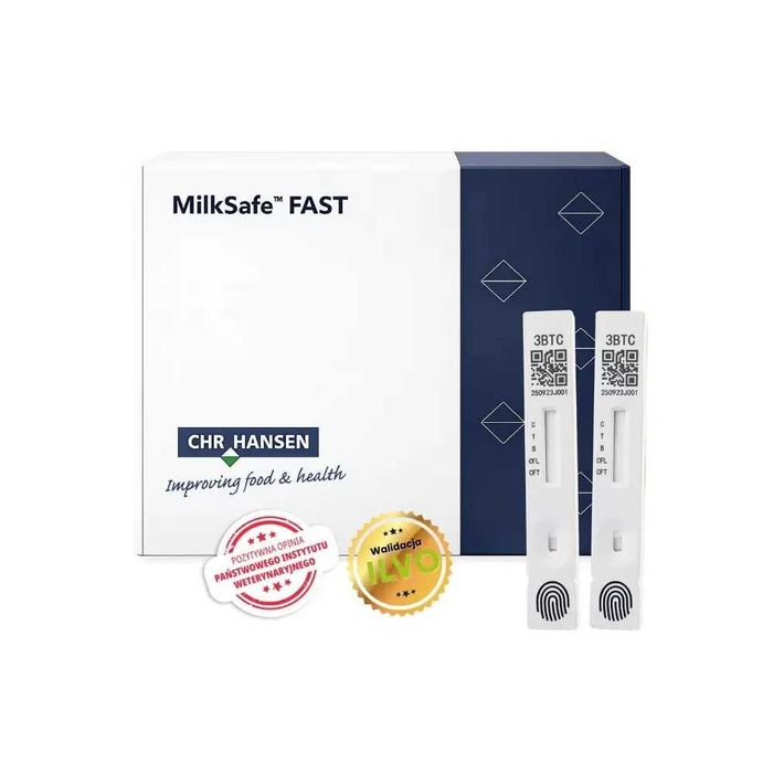 MilkSafe FAST 3BTC – profesjonalny test na antybiotyki w mleku 30 SZT