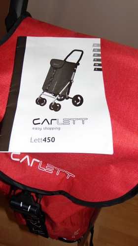 CARLETT 450 wózek zakupowy czerwony NOWY
