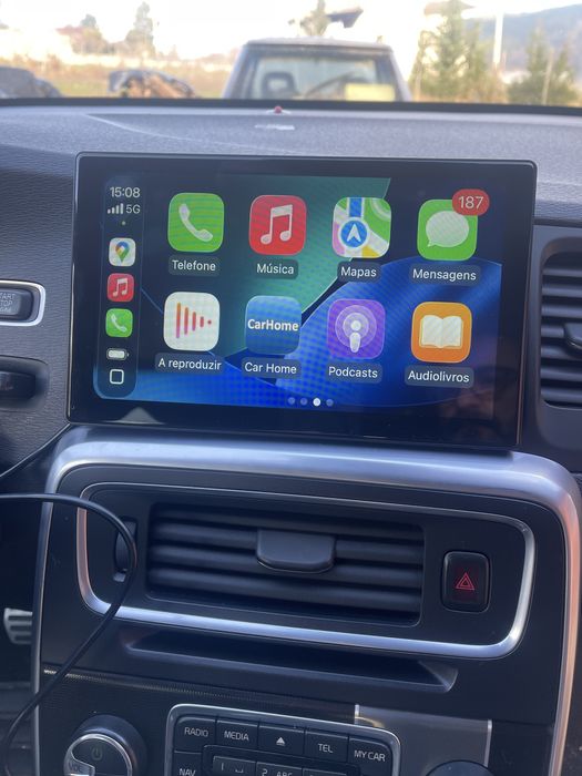 Tablet auto com carplay e android auto